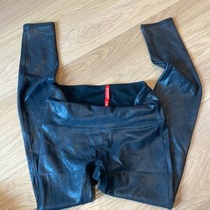 Spanx faux leather leggings